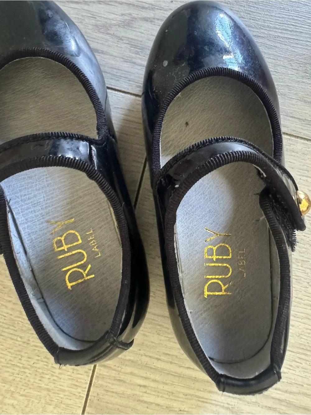 Kids Black Patent Mary Jane Shoes